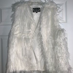 White Fur Vest